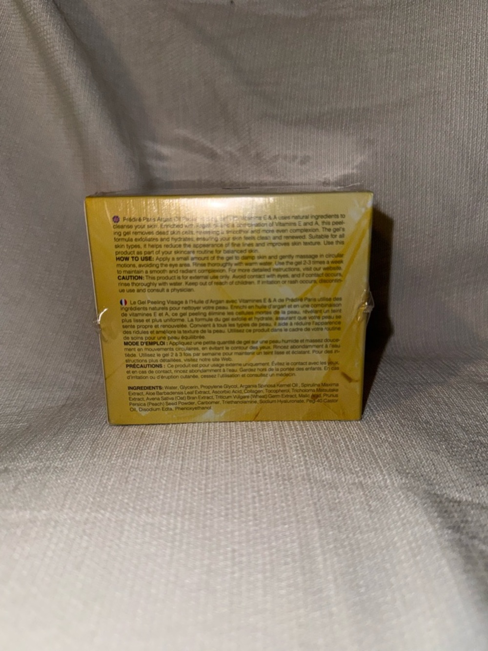 Prédiré Argan Oil Facial Peeling Gel — Gold - Picture 3 of 4